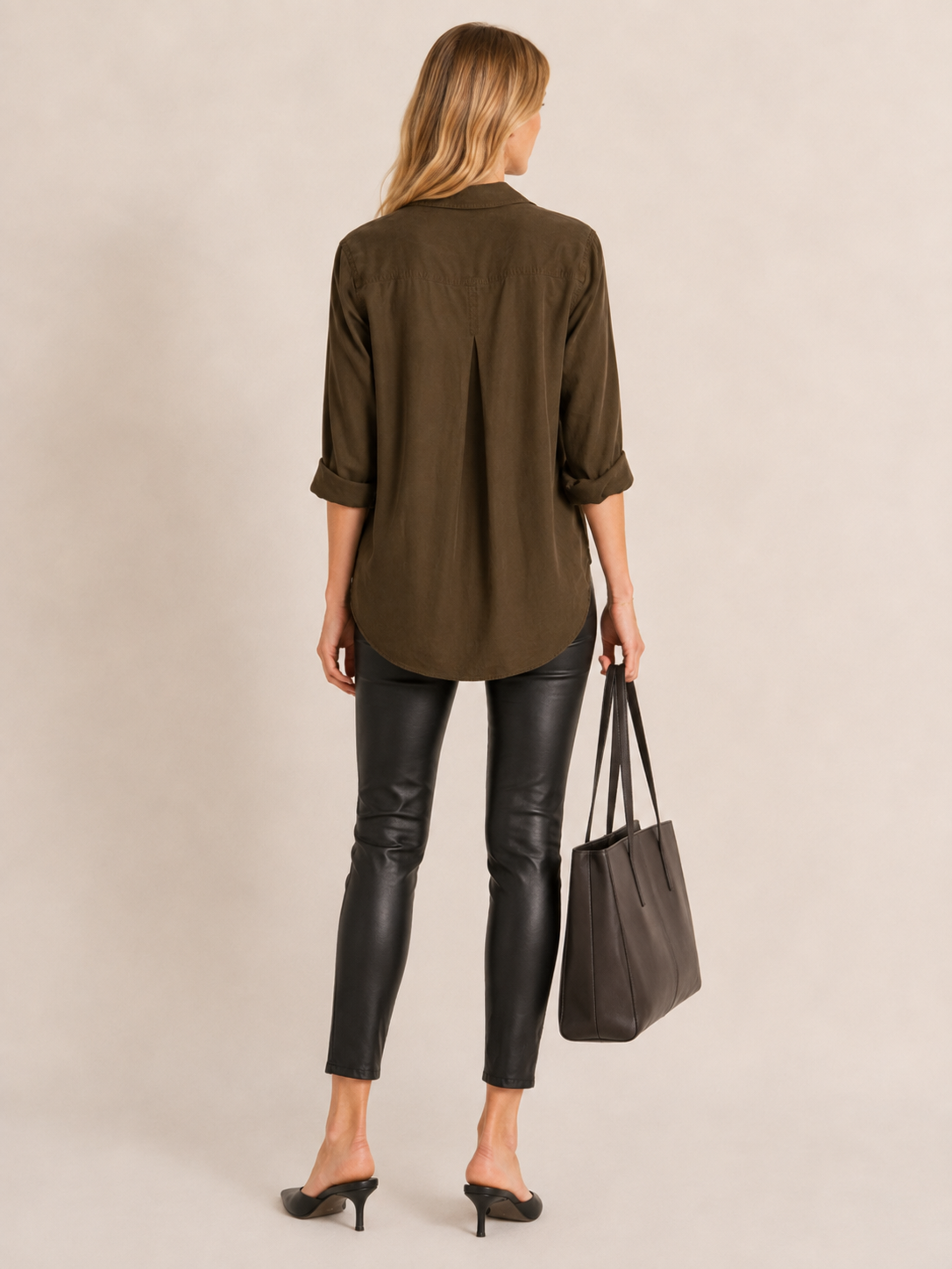 Signature-Hemdbluse Midnight Olive