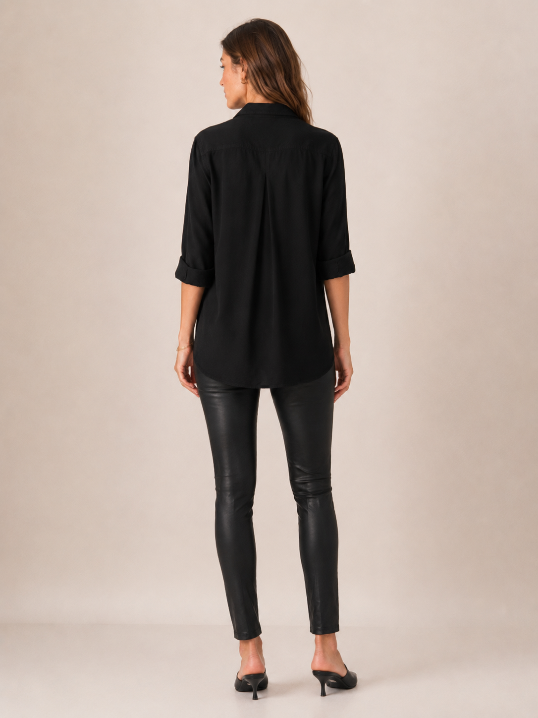 Signature-Hemdbluse Vintage Black