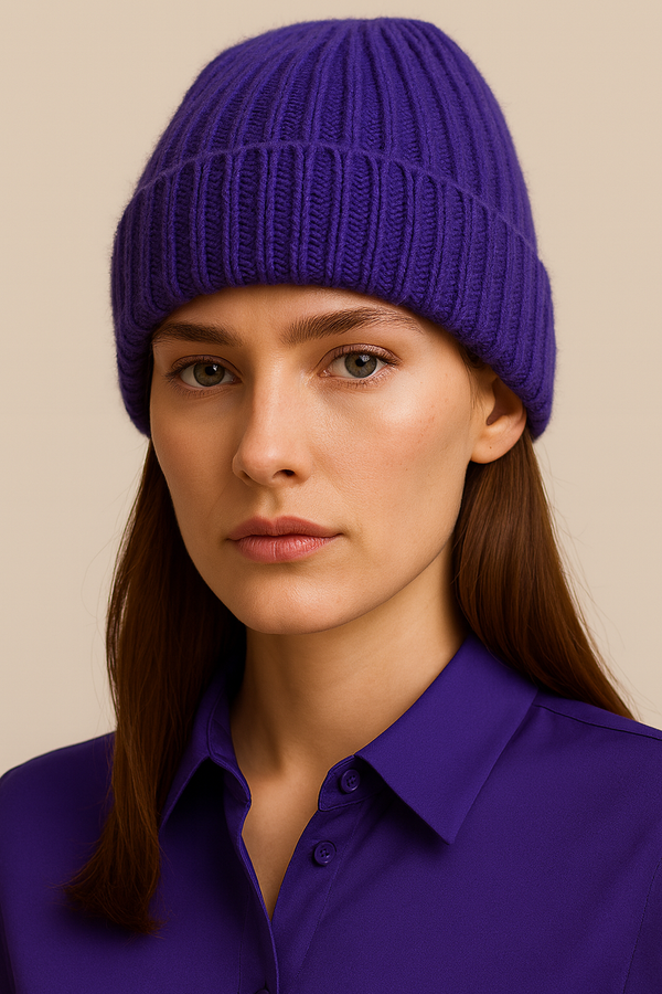 Kaschmir Beanie Lila