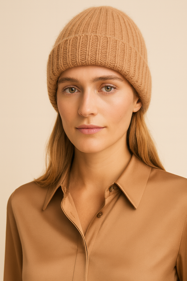 Kaschmir Beanie Beige