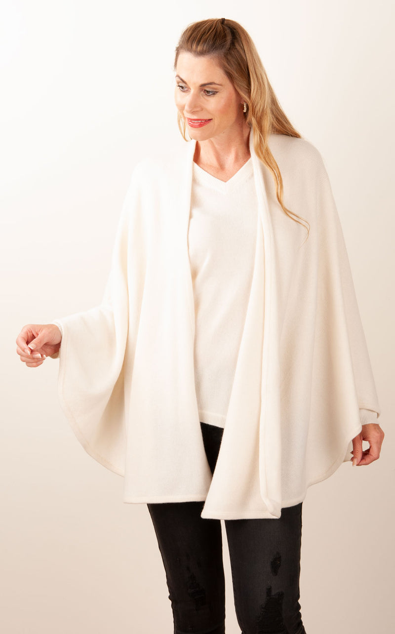 Kaschmir Cape Offwhite
