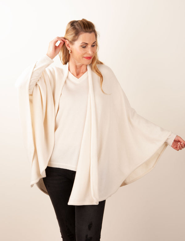 Kaschmir Cape Offwhite