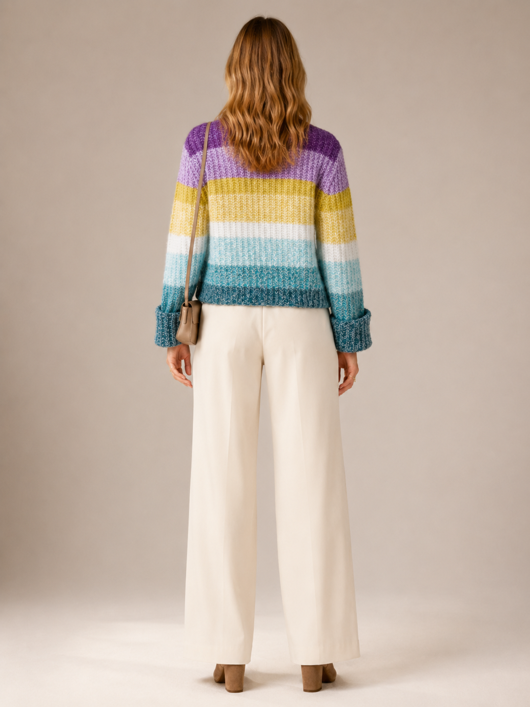 Statement-Pullover „Blockstreifen“ Multicolor