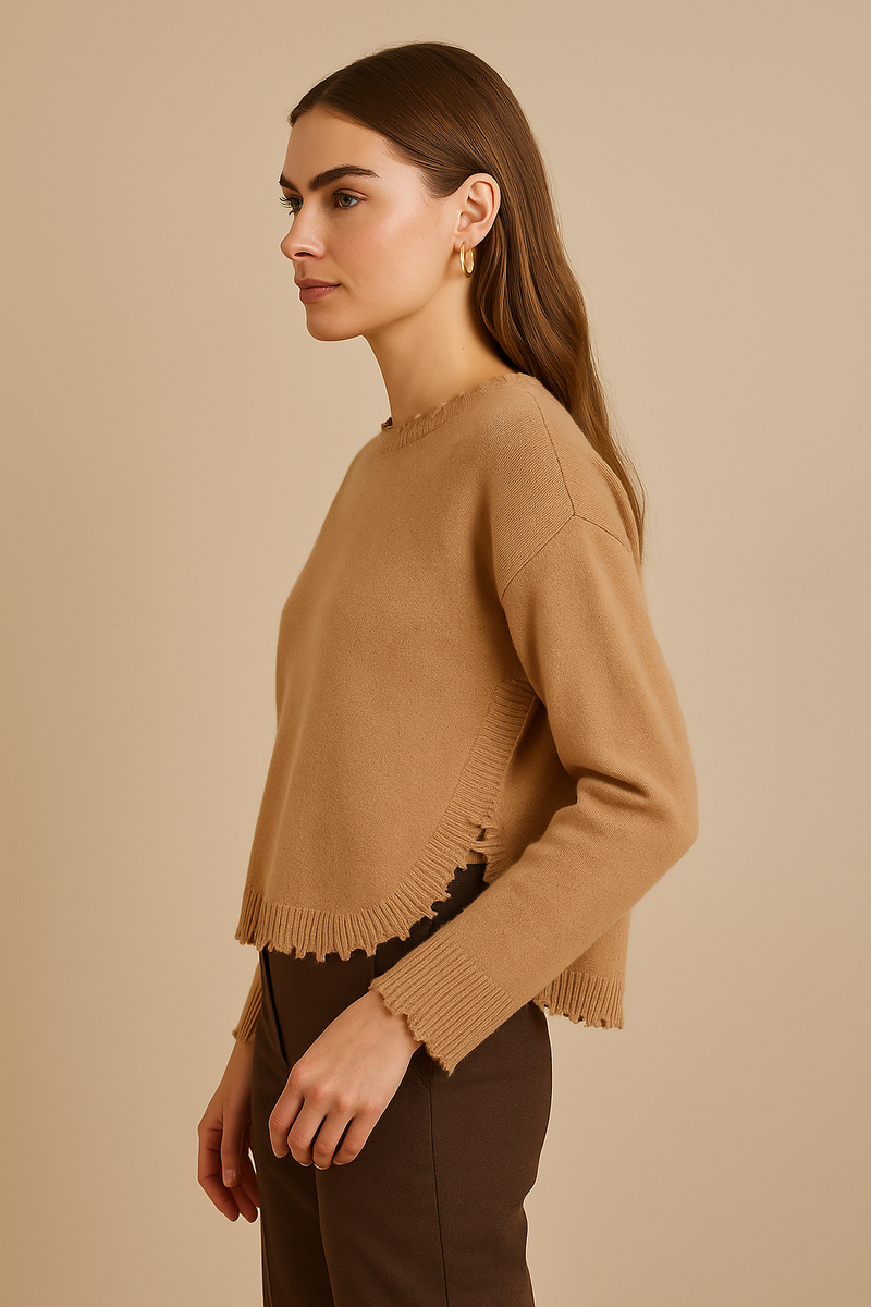 Kaschmir Pullover Camel