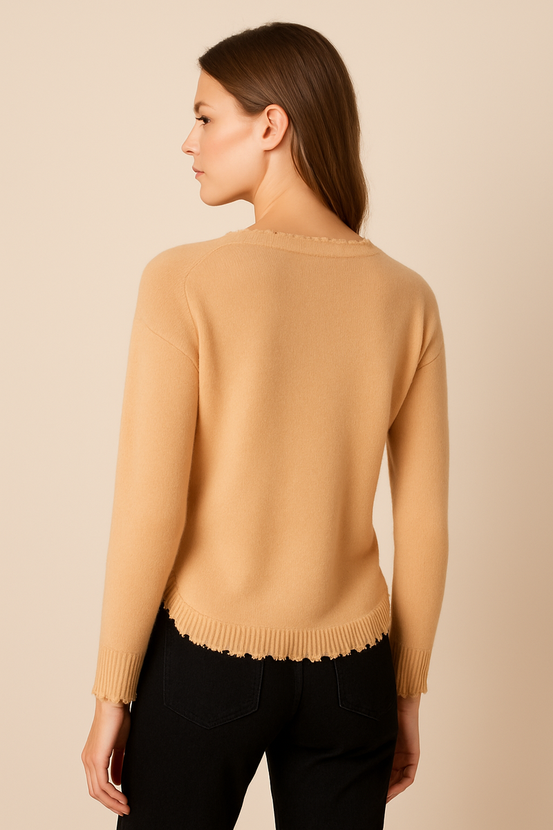 Kaschmir Pullover Camel
