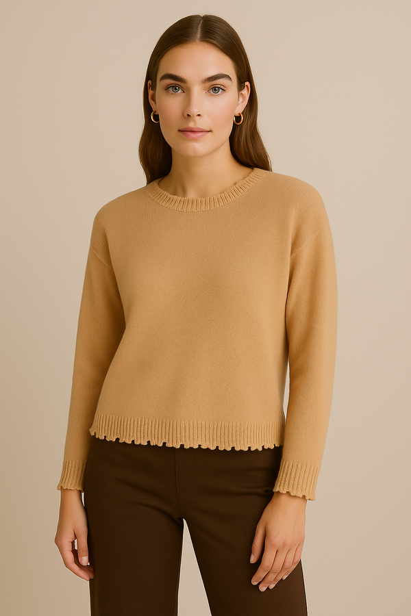 Kaschmir Pullover Camel