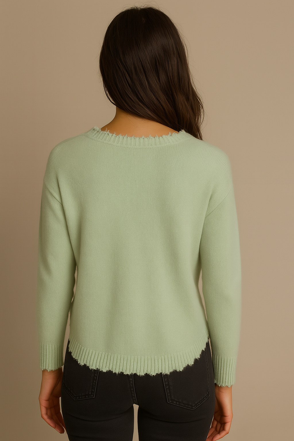 Kaschmir Pullover „Lurex“ Mint