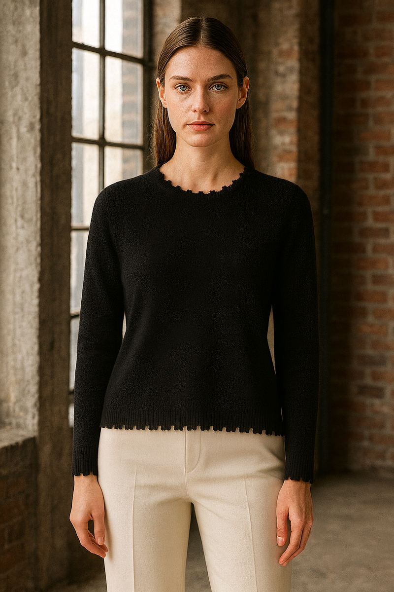 Kaschmir Pullover Schwarz