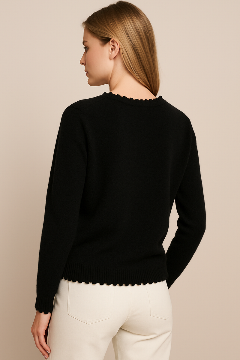 Kaschmir Pullover Schwarz