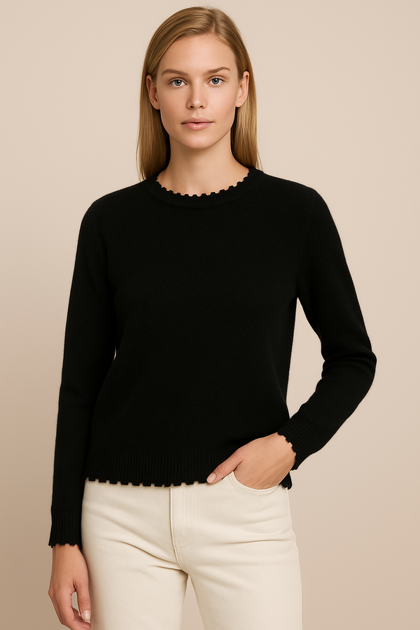 Kaschmir Pullover Schwarz
