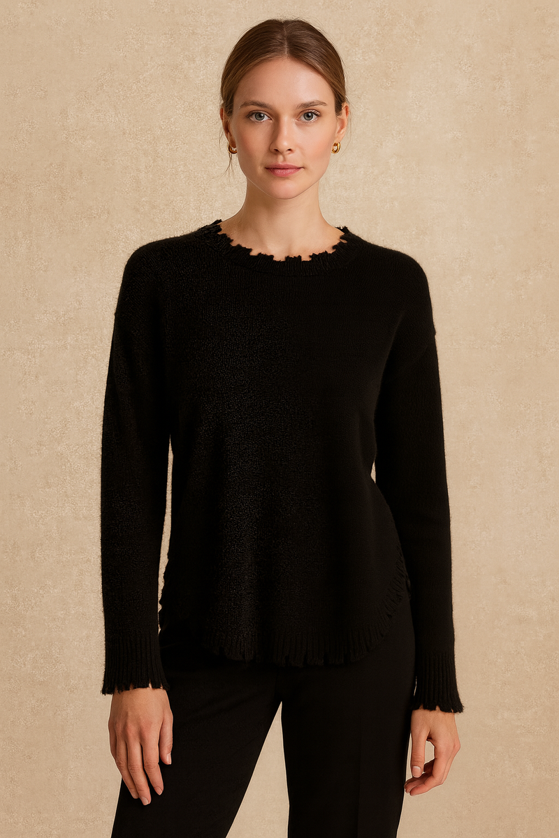 Kaschmir Pullover Schwarz