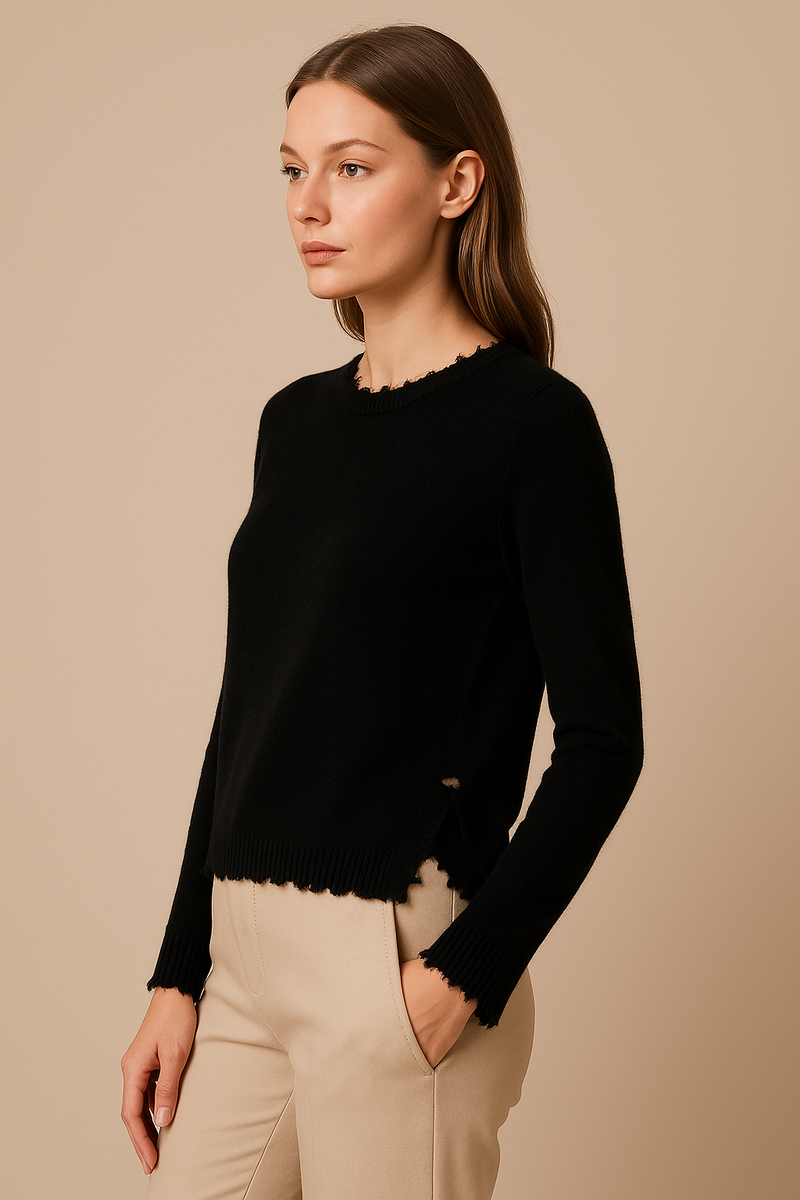 Kaschmir Pullover Schwarz