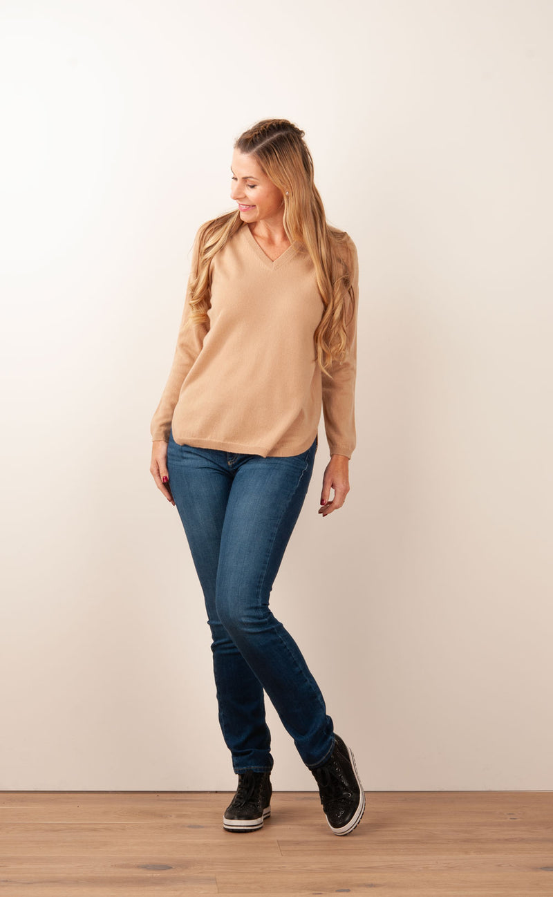 Kaschmir Pullover Camel