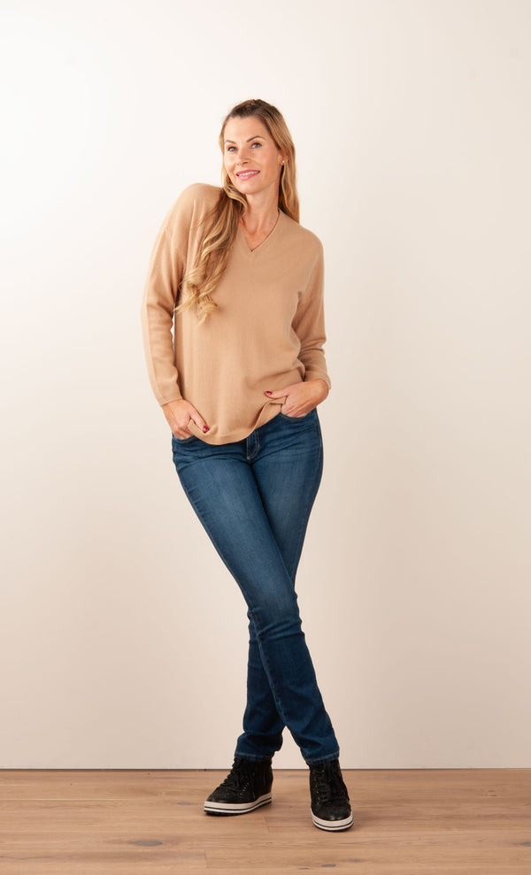 Kaschmir Pullover Camel