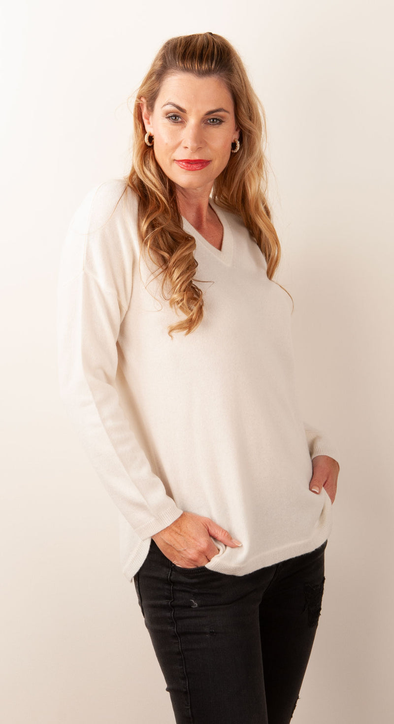 Kaschmir Pullover Offwhite