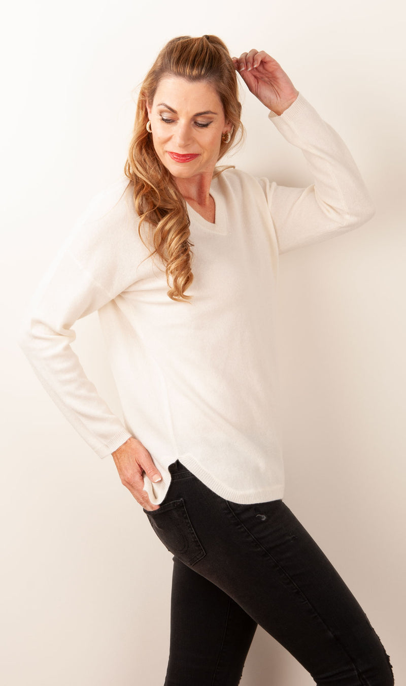 Kaschmir Pullover Offwhite