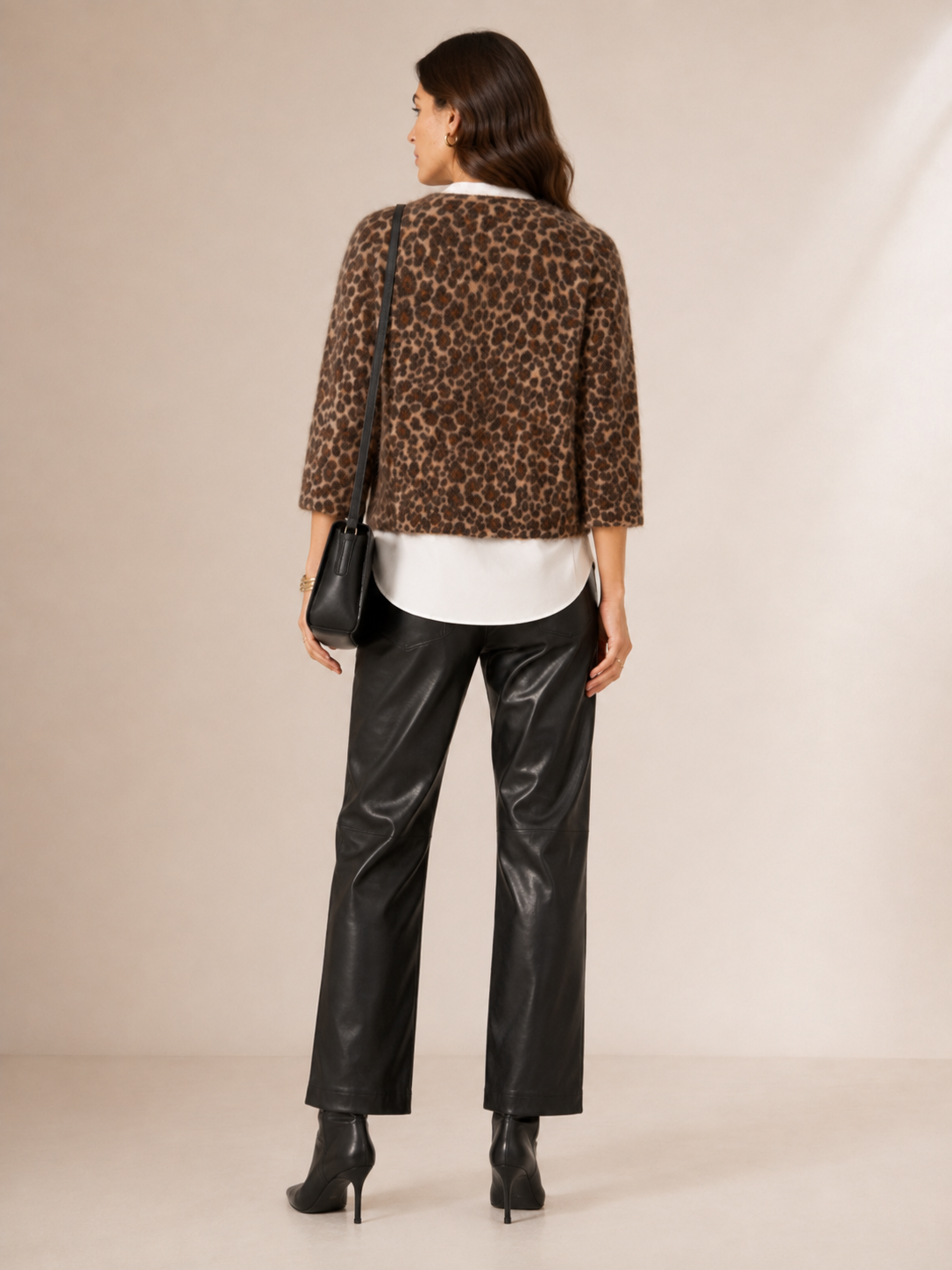 Wilde Eleganz Statement-Pullover „Leoparden-Print“ Braun | Beige