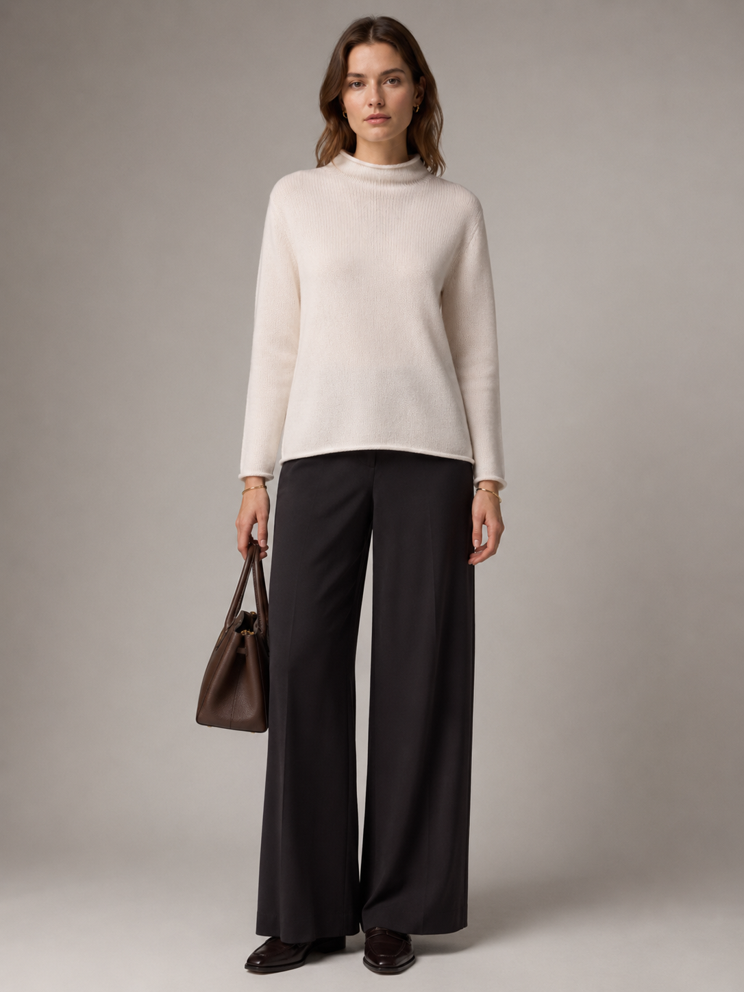 Kaschmir-Pullover Offwhite