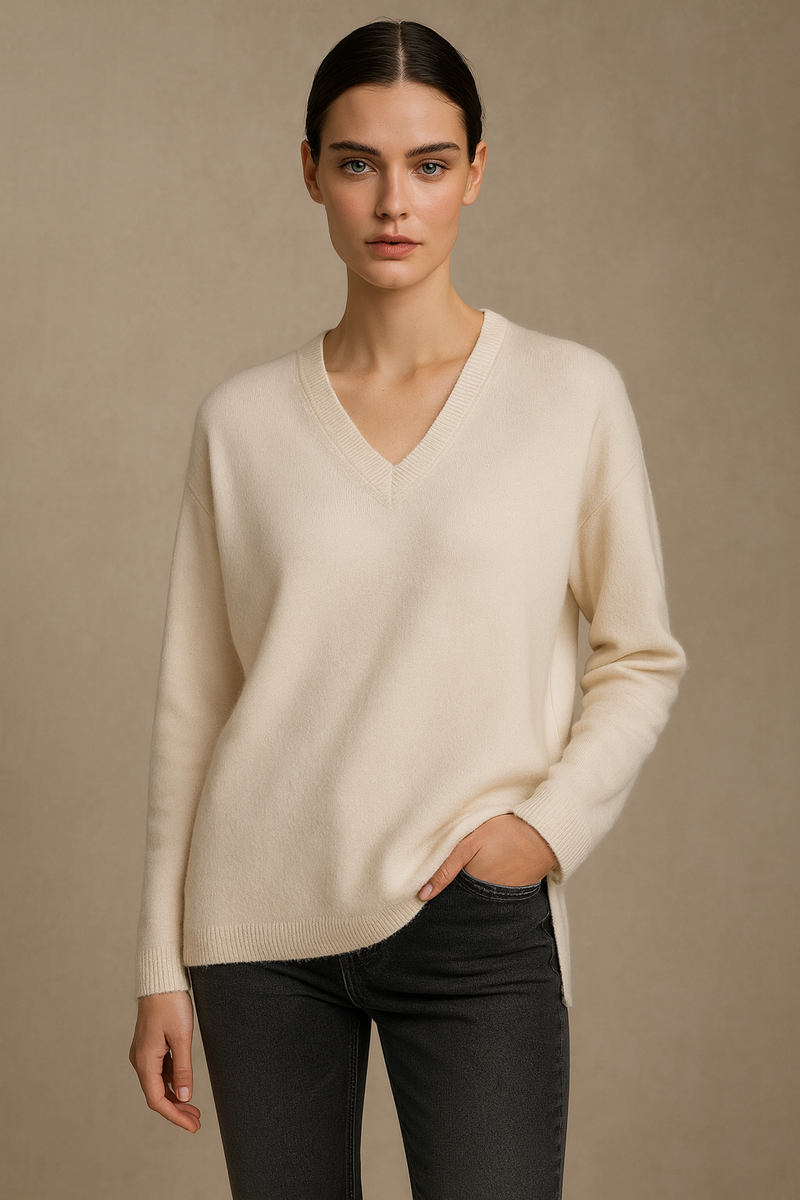 Kaschmir Pullover Creme