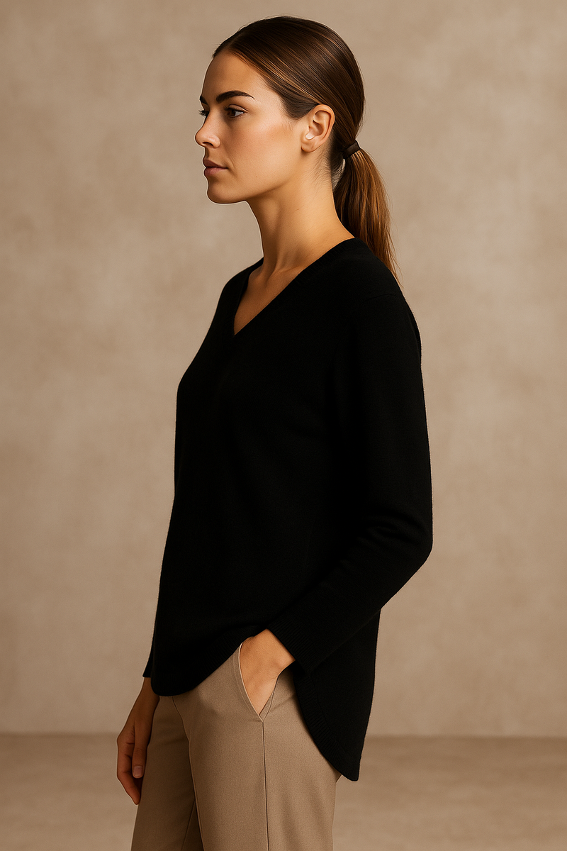 Kaschmir Pullover Schwarz