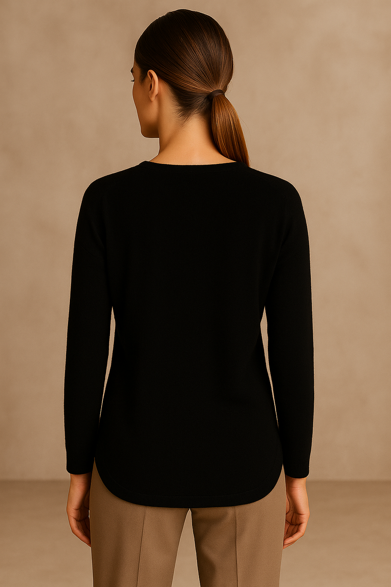 Kaschmir Pullover Schwarz