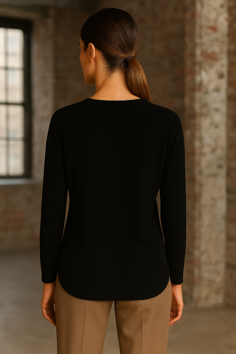 Kaschmir Pullover Schwarz