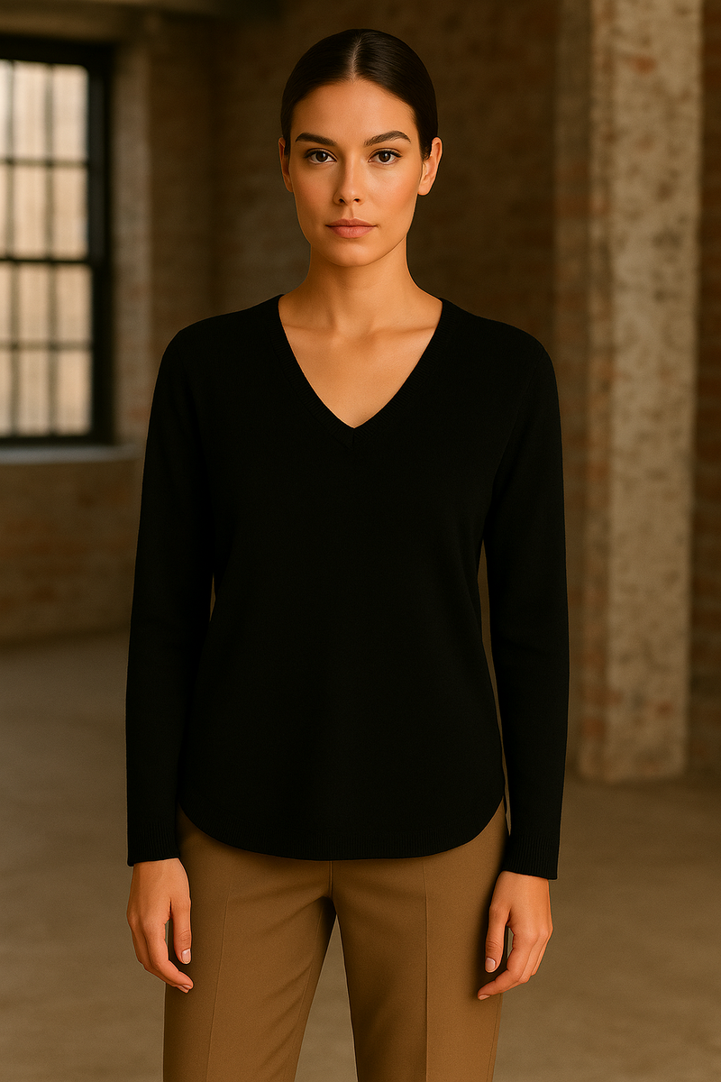 Kaschmir Pullover Schwarz