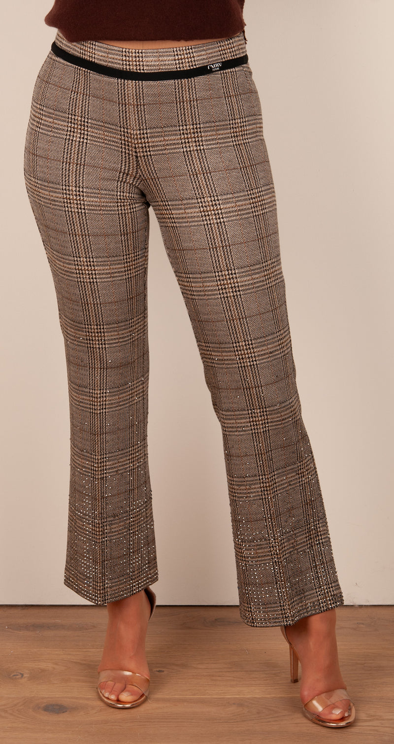 Hose „Faith Strass“ Beige | Braun | Schwarz