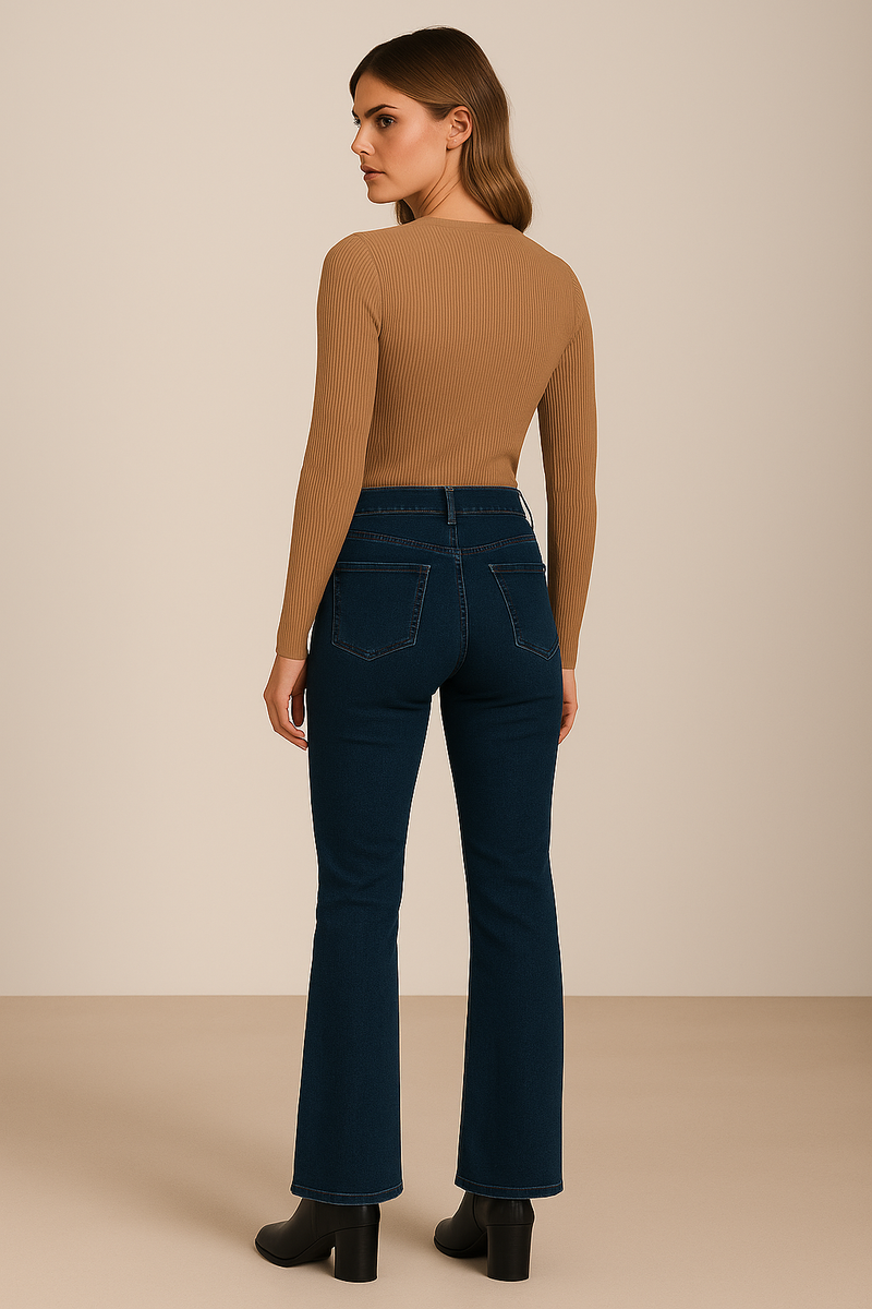 Jeans „Philia Flared“ Blau