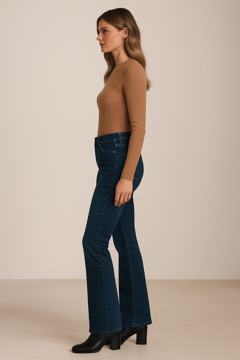 Jeans „Philia Flared“ Blau