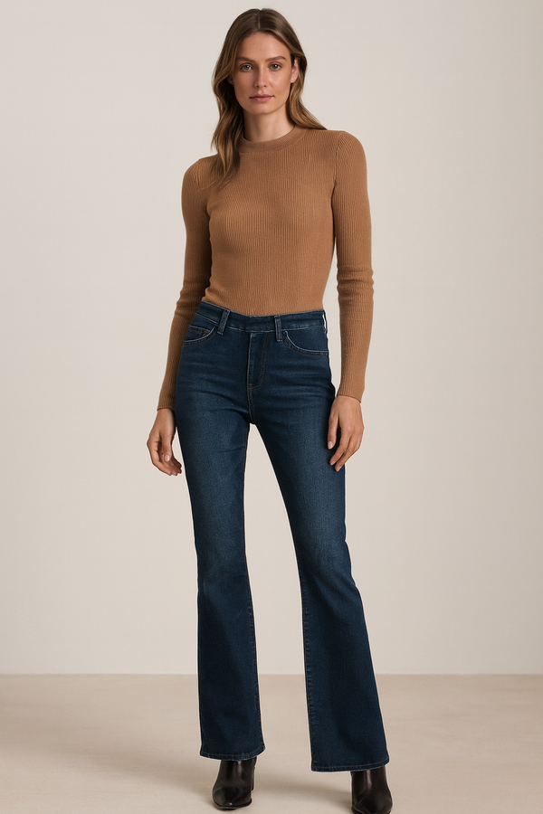 Jeans „Philia Flared“ Blau