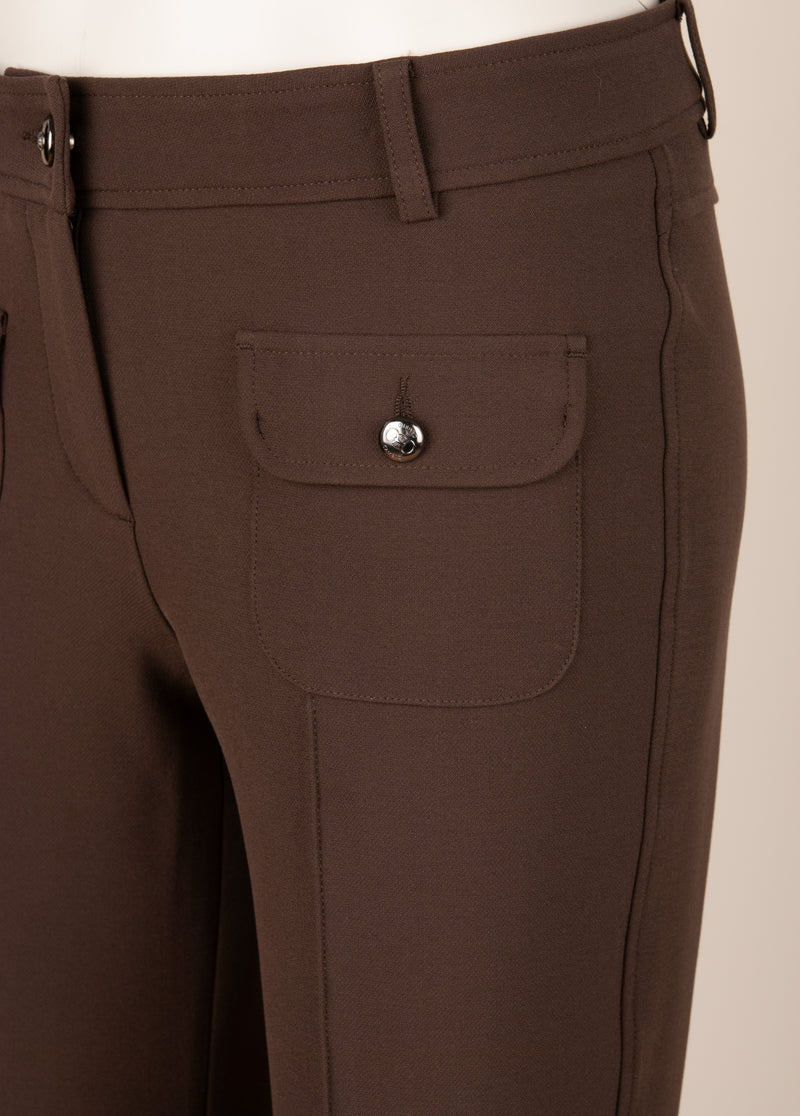 Hose „Farah Pocket Long“ Schokobraun