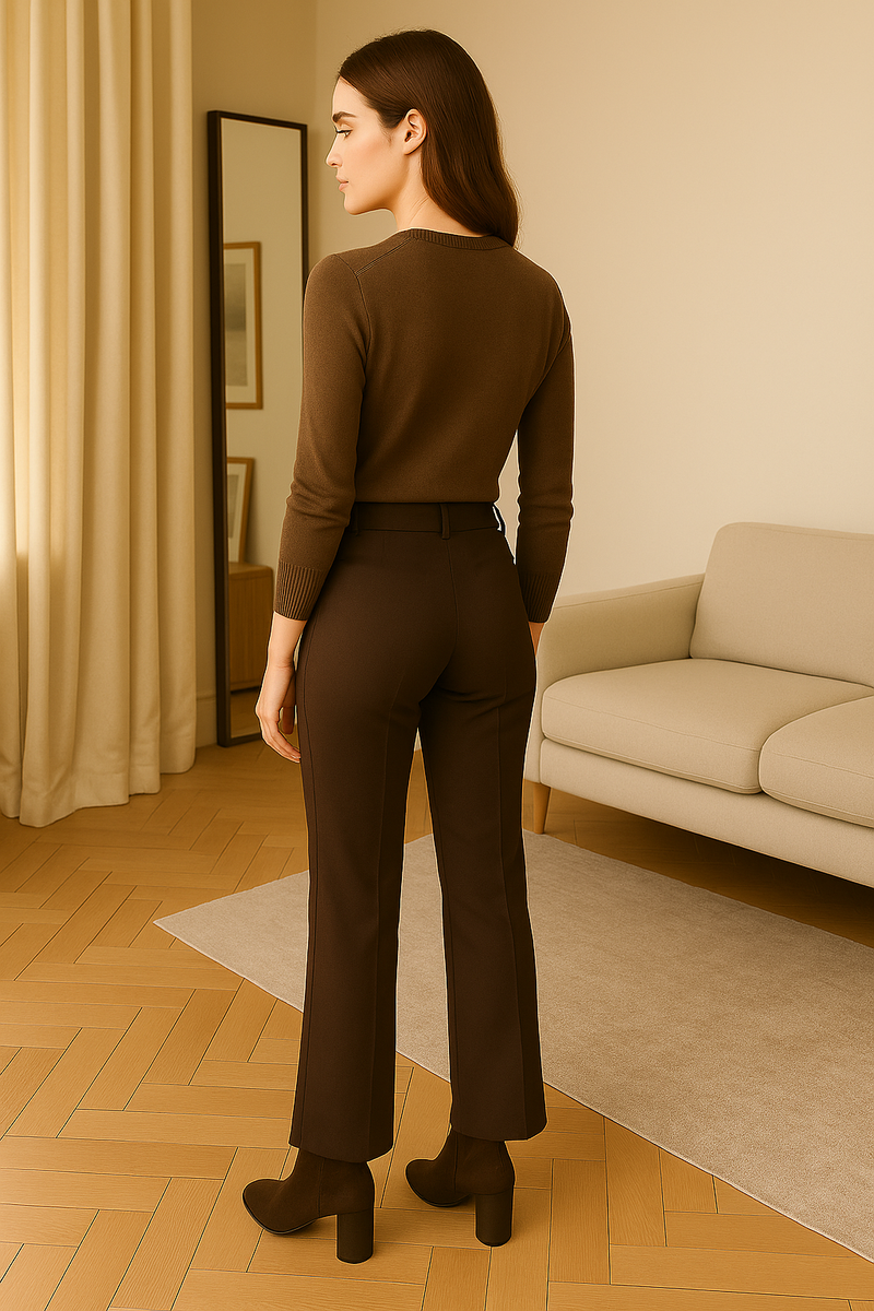 Hose „Farah Pocket Long“ Schokobraun