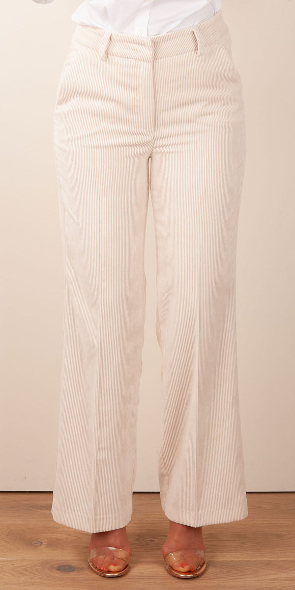 Cord Hose „Amelie“ Hellbeige