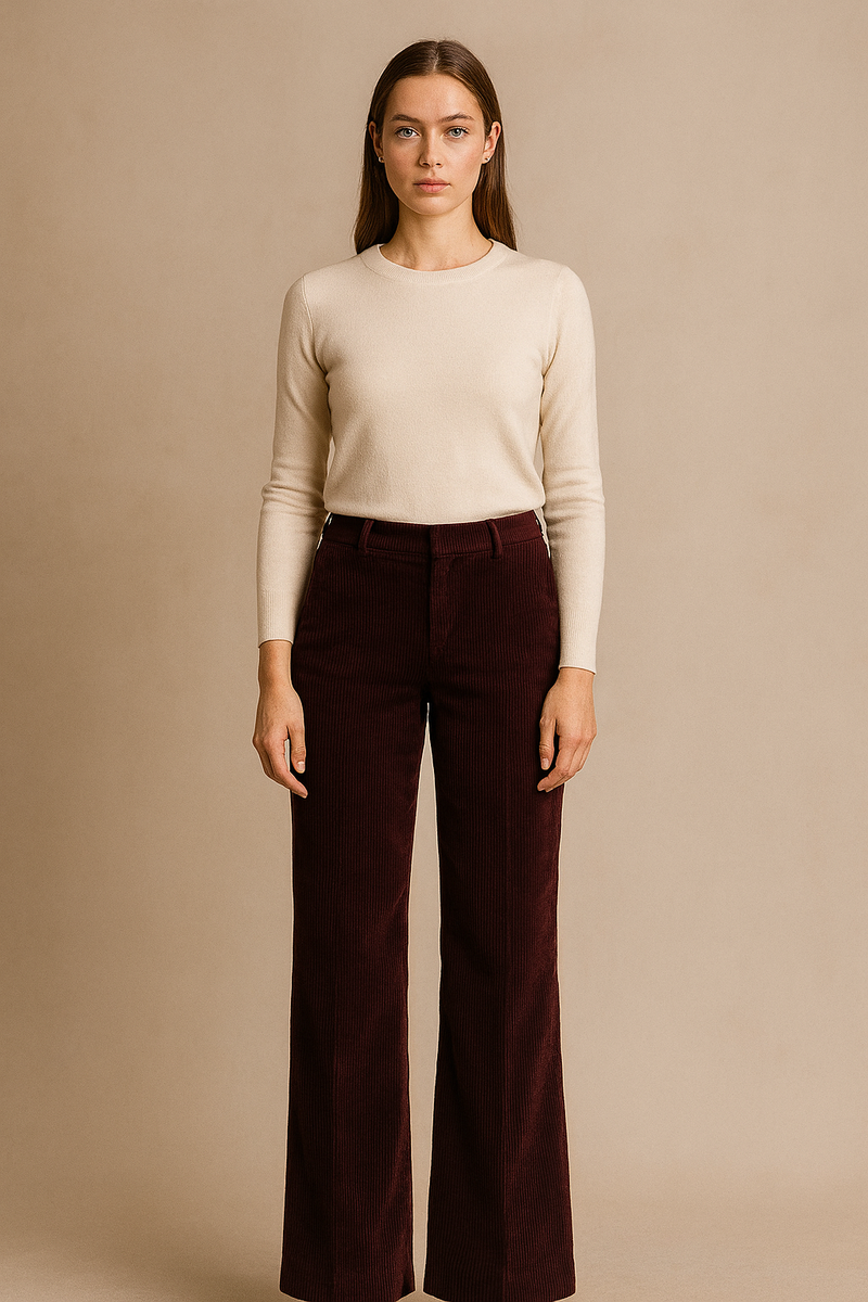 Cord Hose „Amelie“ Pflaume