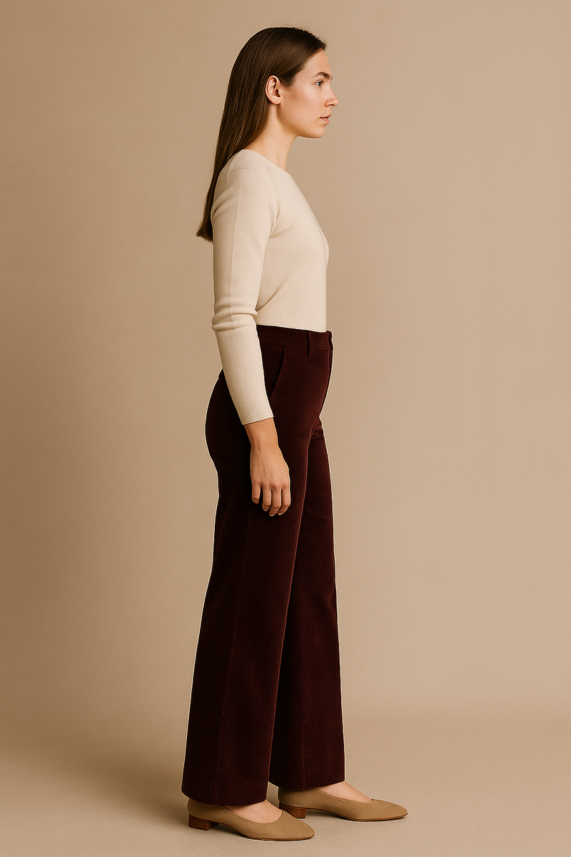 Cord Hose „Amelie“ Pflaume