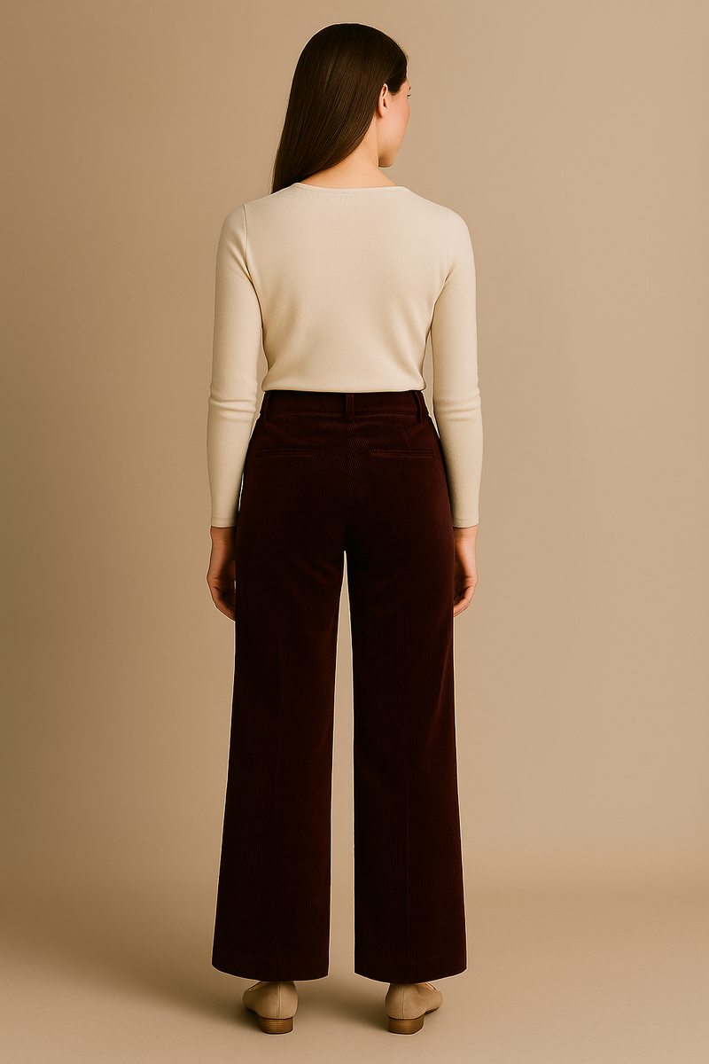 Cord Hose „Amelie“ Pflaume
