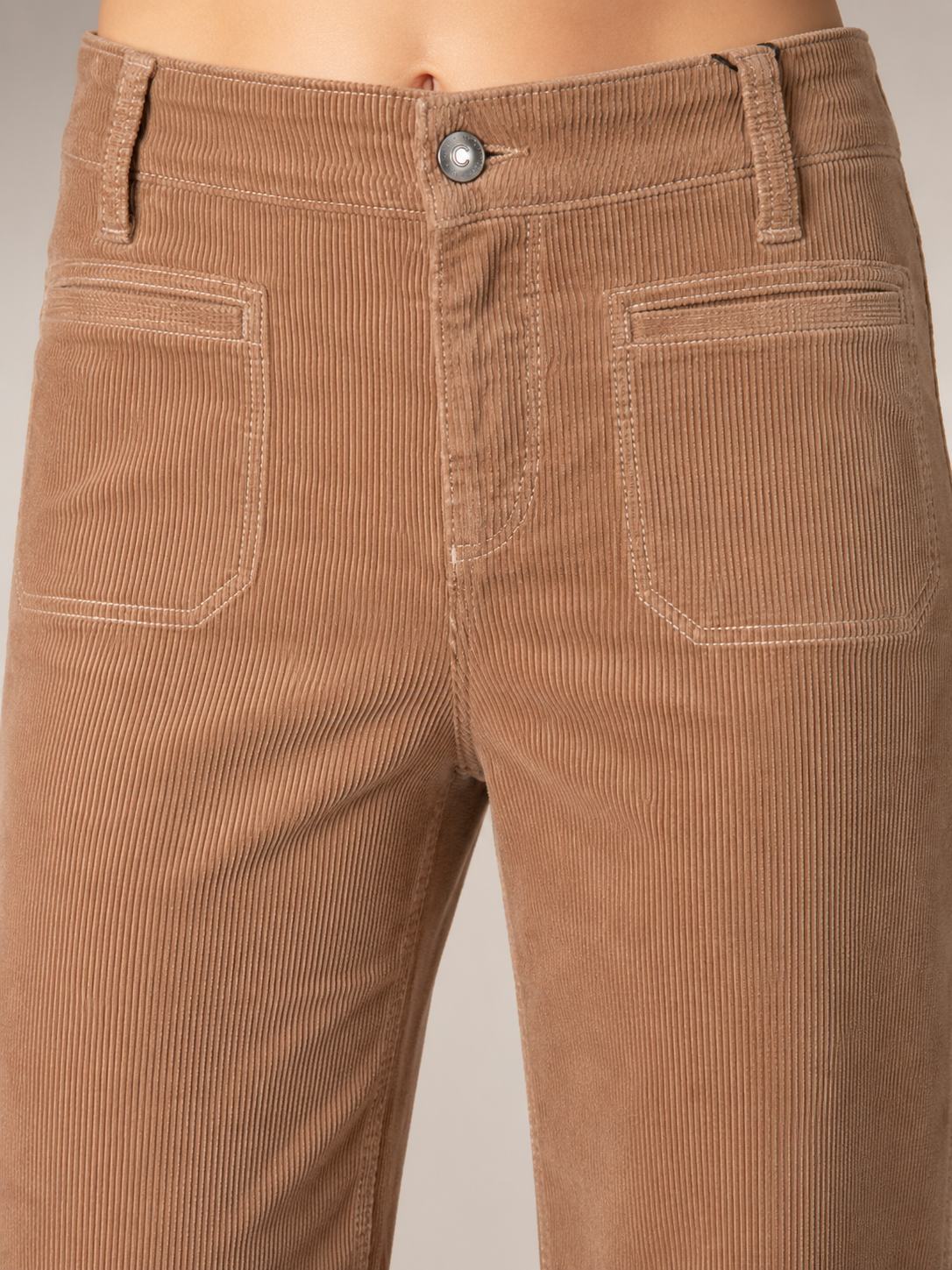 Retro-Charme Cordhose „Tess“ Camel
