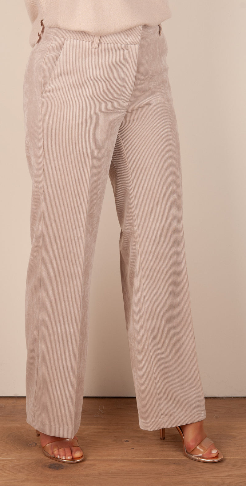 Cord Hose „Amelie“ Hellbeige