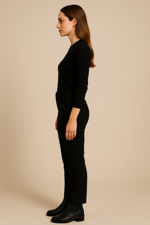 Hose „Farah Patched Pocket“ Schwarz