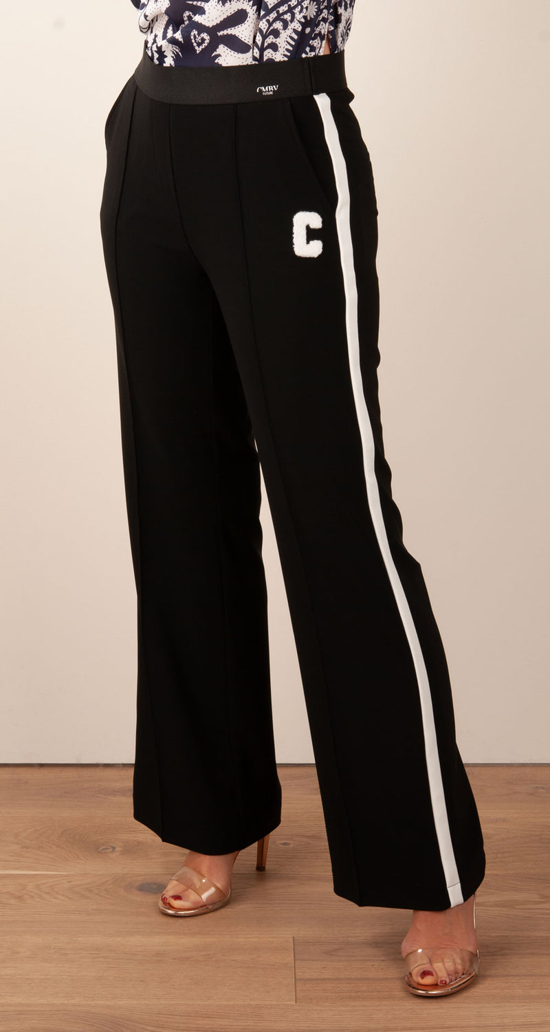 Hose „Ava Galon“ Schwarz | Weiß