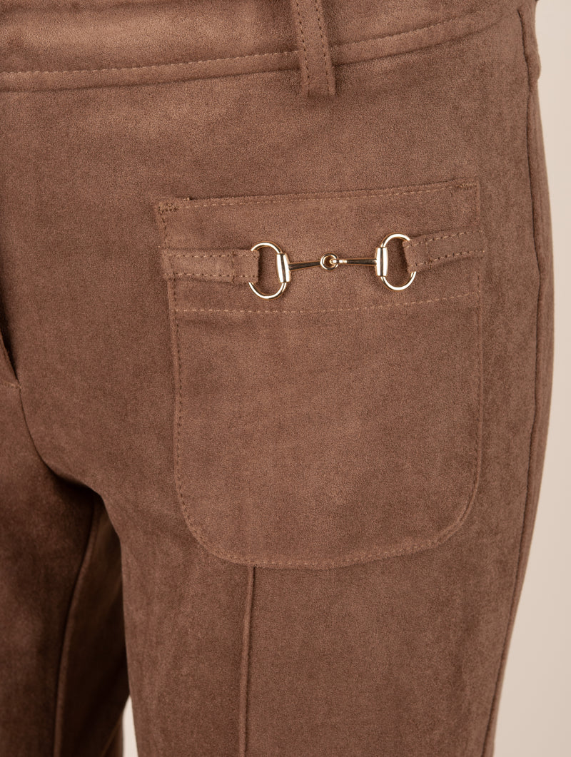 Hose „Farah Patched Pocket“ Braun