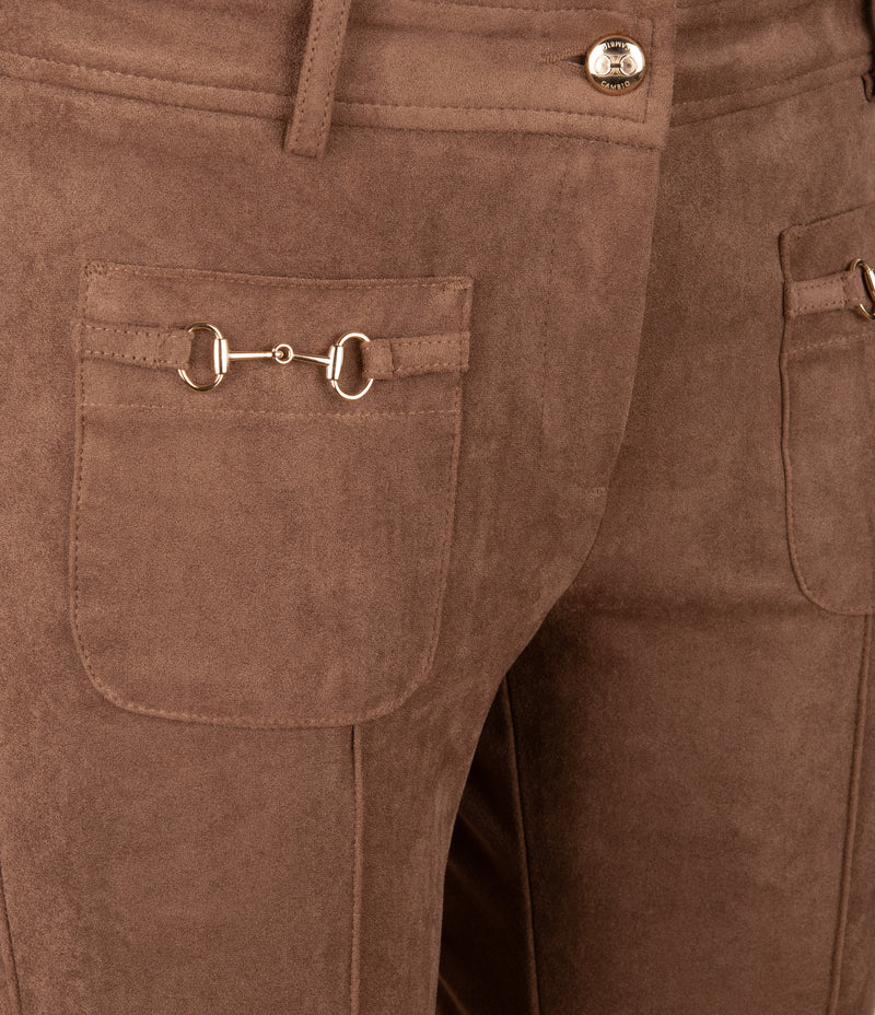 Hose „Farah Patched Pocket“ Braun