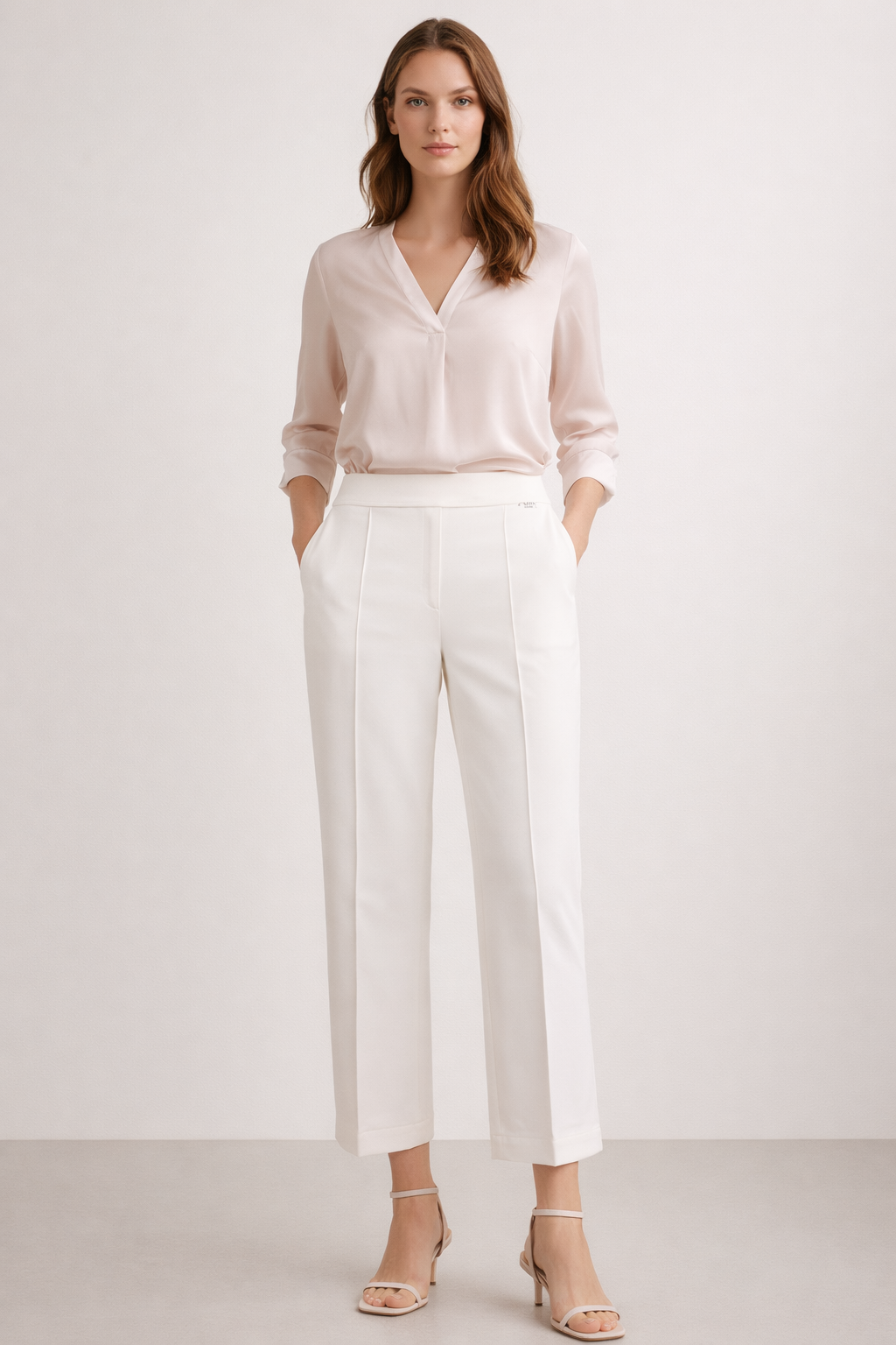 Hose „Cameron“ Offwhite