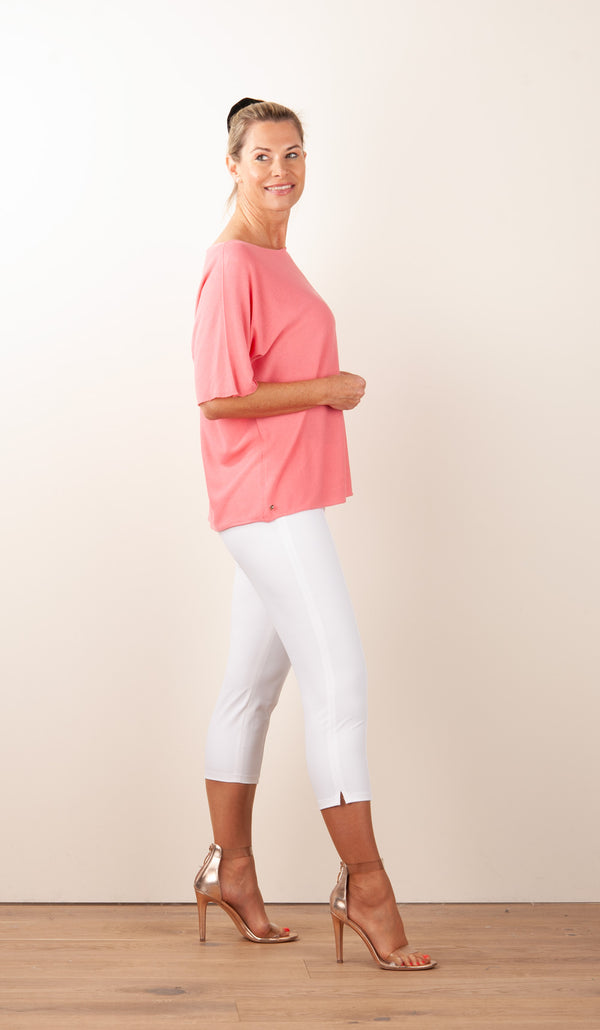 Hose „Rome Capri“ Weiß