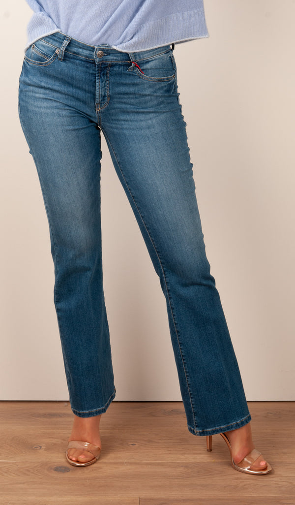 Jeans „Paris Flared“ Blau