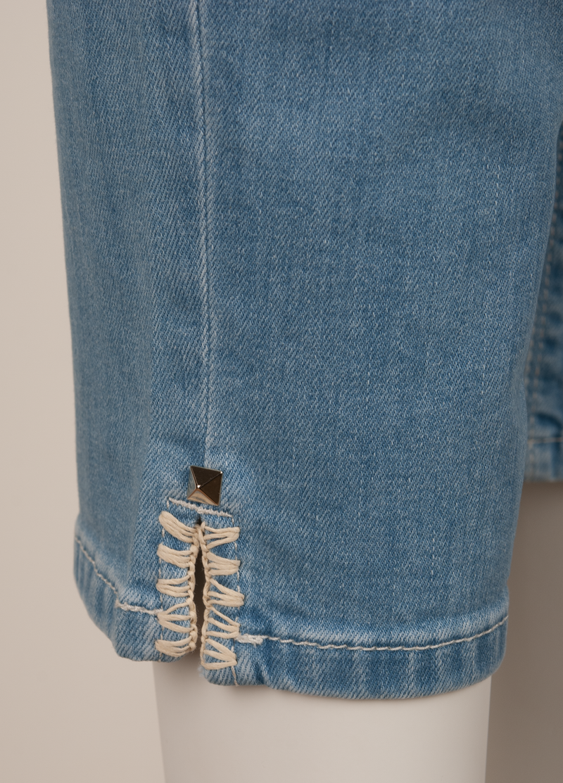 7/8 Jeans „Piper Short“ Blau
