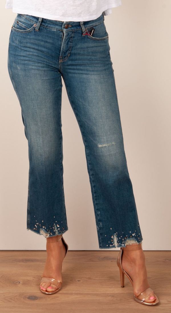 Jeans „Francesca“ Blau