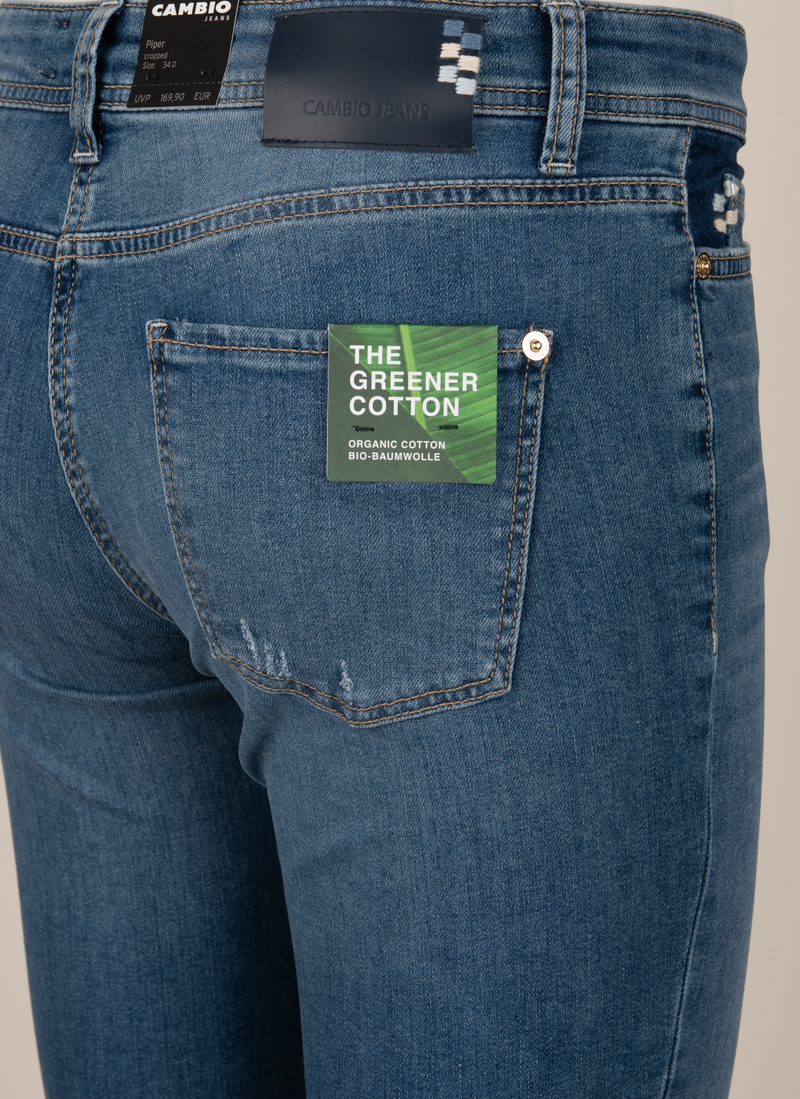 7/8 Jeans „Piper Cropped“ Blau