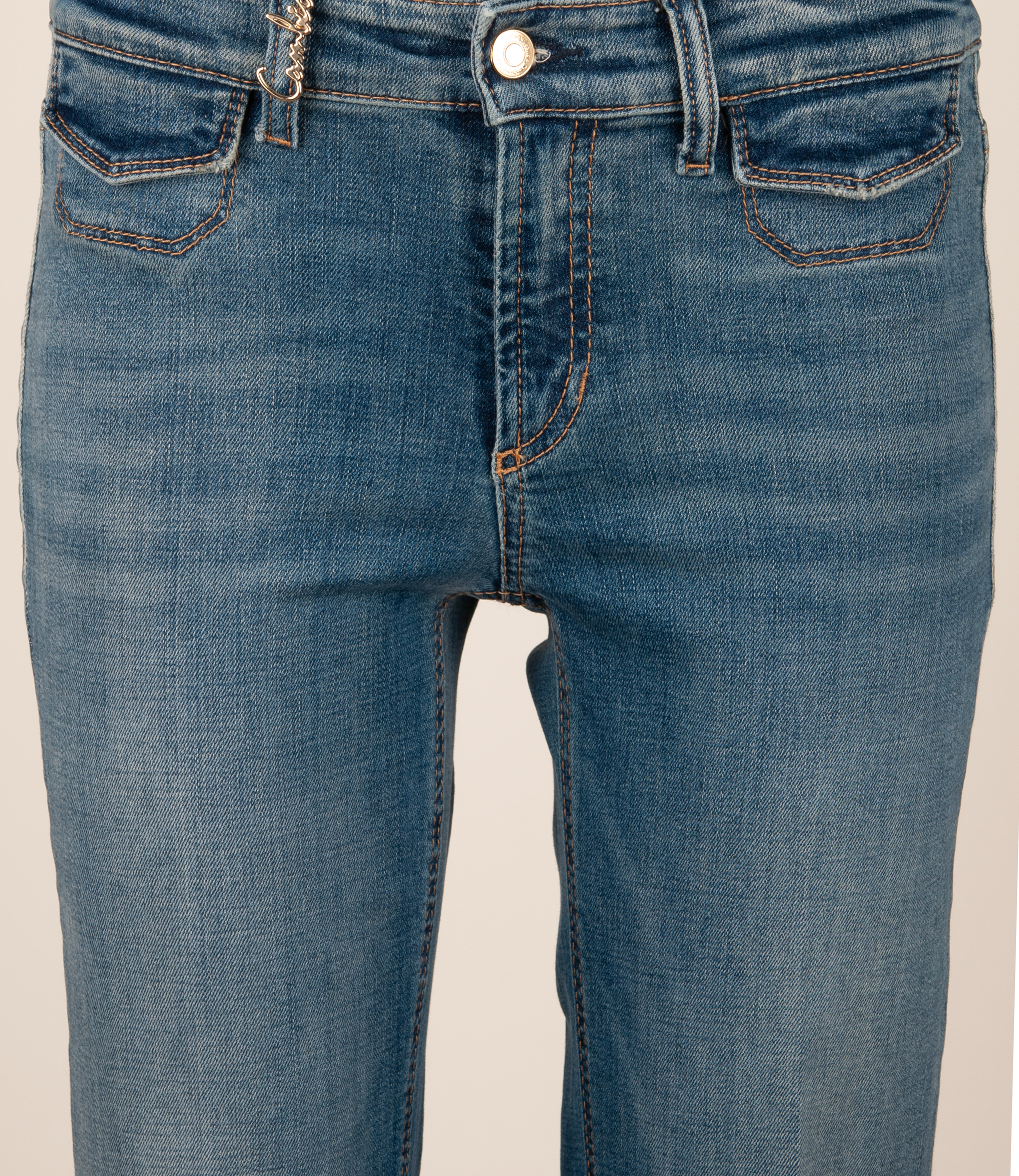 Jeans „Fabienne Pocket“ Mittelblaue Waschung